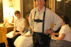 Warren Ramp, in costume for the Blue Ridge Brass Oktoberfest